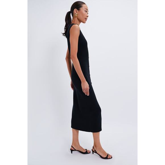 HYACINTH HOUSE Black Knit Richie Maxi Dress Size M NWT Retail $178 Tuckernuck - Picture 5 of 8